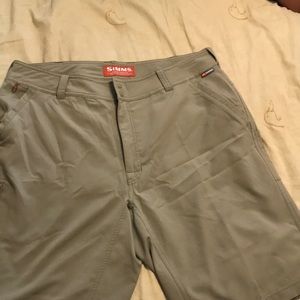 Simms fishing shorts